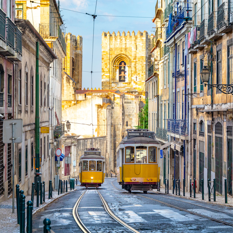 Hop on a tram to speed up your day of sightseeing