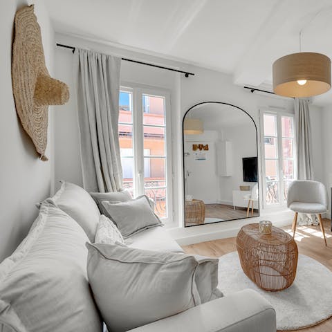 Spend relaxed evenings cosying up on the plush sofa after a long day on your feet