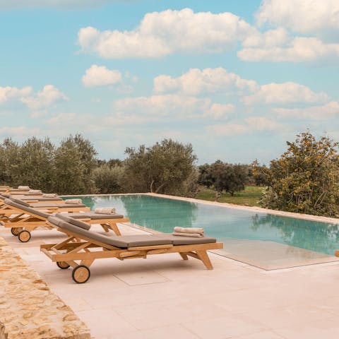 Feel a wonderful sense of peace while lounging by the pool