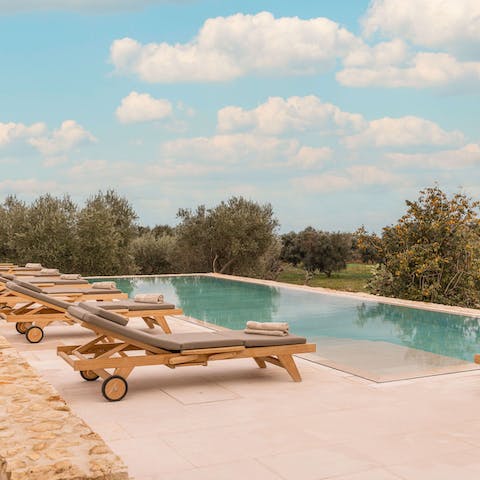 Feel a wonderful sense of peace while lounging by the pool