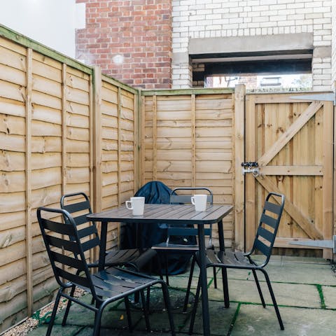Embrace the fresh coastal air on the private patio