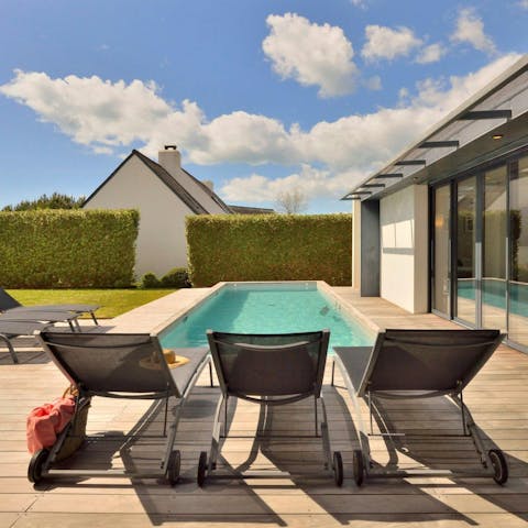 Relax and unwind with leisurely swims in the pool
