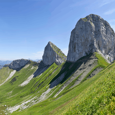 Take a hike through the verdant surroundings, perfect for holiday snaps