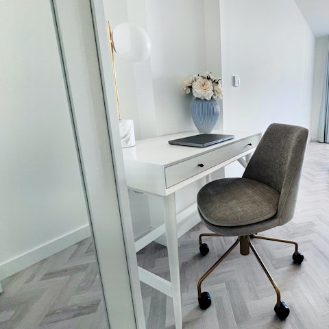 Spend the morning working from home before an afternoon at Westfield