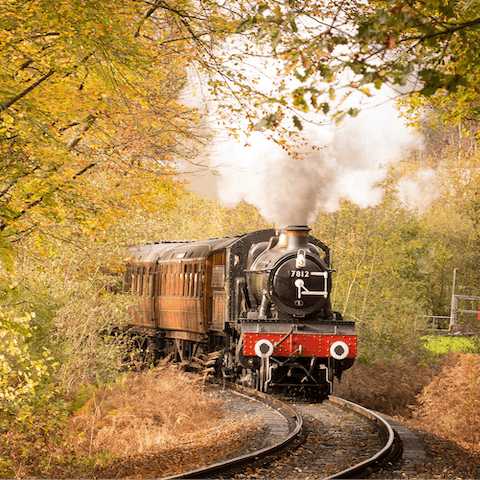 Keep an eye out for steam trains passing through Teignmouth in spring and summer