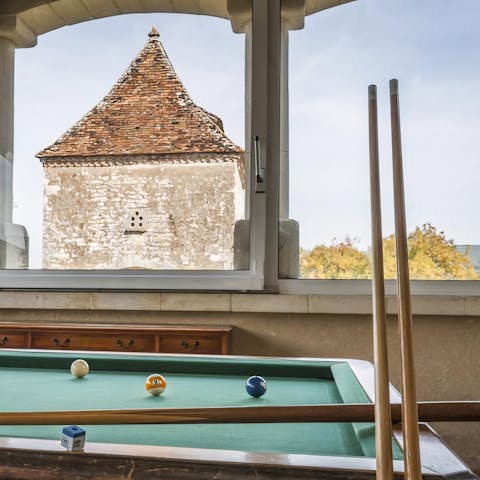 Get competitive over a game of pool