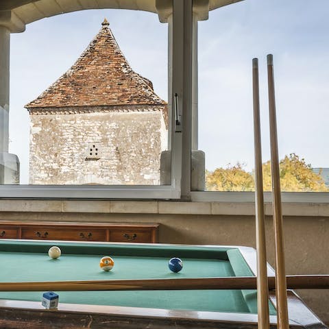 Get competitive over a game of pool