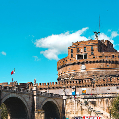 Visit the historic Castel Sant'Angelo