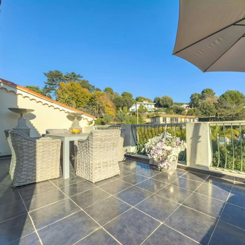 Soak up the Côte d'Azur sun on the terrace