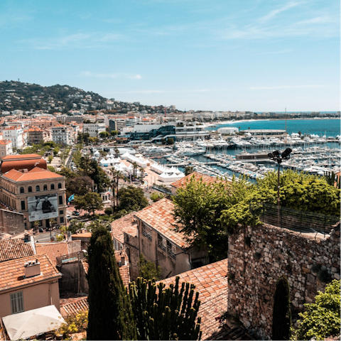 Explore stylish Cannes, including nearby La Croisette
