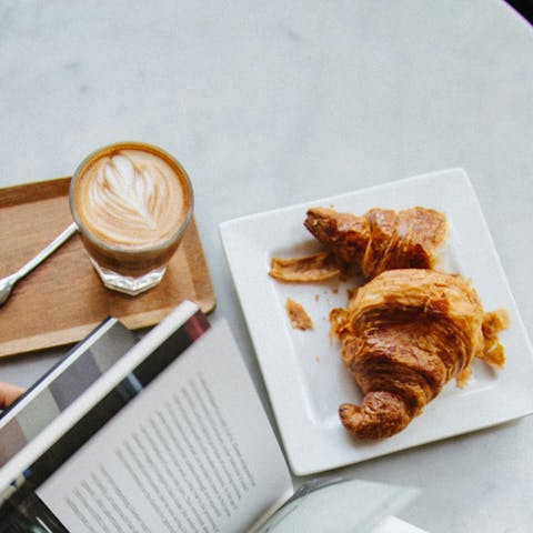 Pick up a sweet treat and a coffee in a local cafe