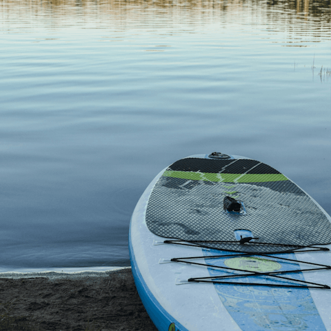 Rent a paddleboard or kayak and spend the day on the water