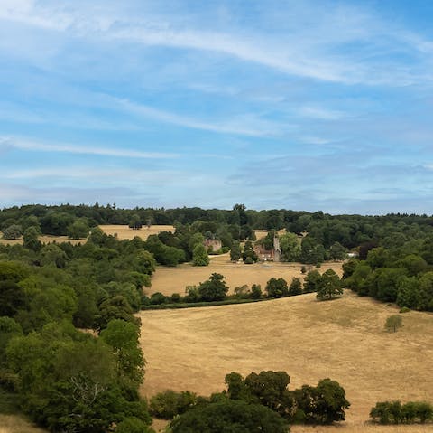 Don your walking boots and roam the trails and picturesque countryside on your doorstep