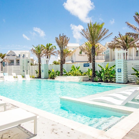 Relax and unwind by one of the communal swimming pools