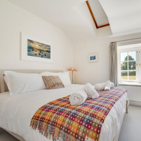 Look forward to snoozing in the quiet and cosy bedrooms