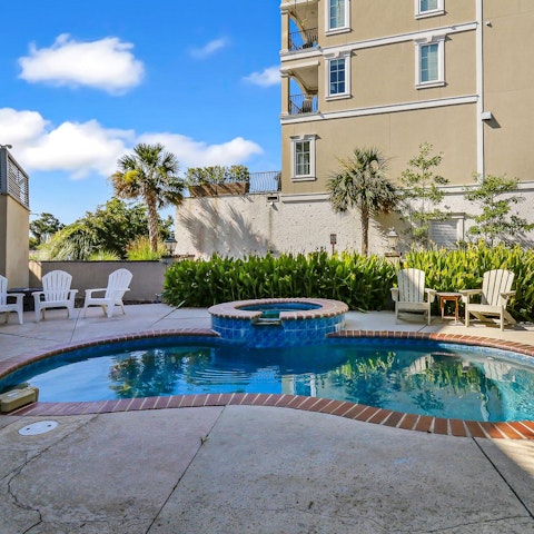 Enjoy leisurely afternoons lounging by the pool