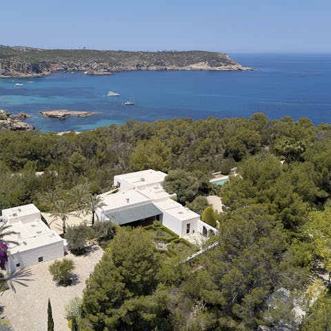 Take a dip in the sea – the garden has direct access to the water