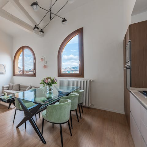 Savour flaky cornettos and expressos for breakfast here
