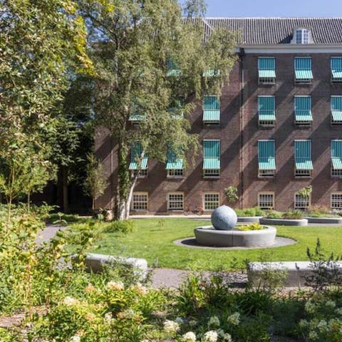 Explore the beautiful gardens