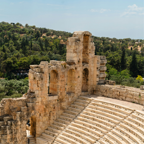 Discover the ancient Acropolis – a twelve-minute walk away