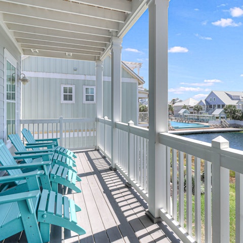 Wind down with lazy afternoon drinks on the deck