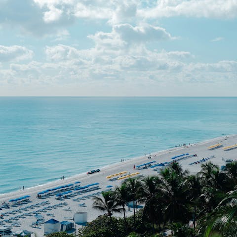 Hit Miami Beach in under twenty minutes