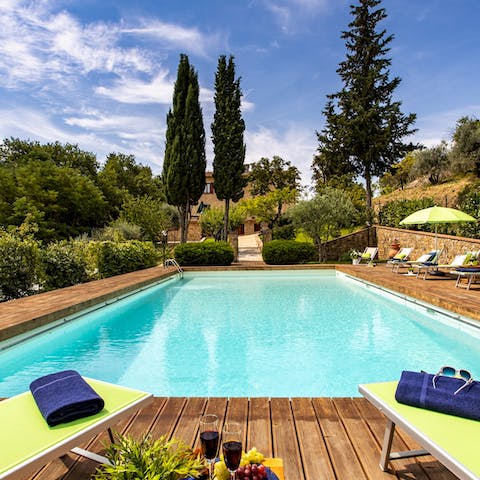 Go for a refreshing dip in the pool
