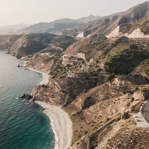 Make the short drive to the beautiful beaches surrounding Nerja and Torrox