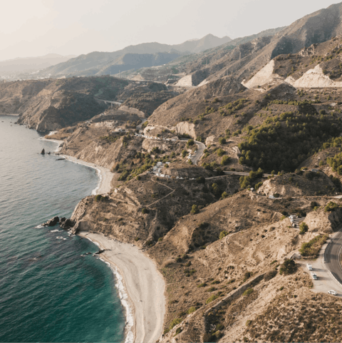 Make the short drive to the beautiful beaches surrounding Nerja and Torrox