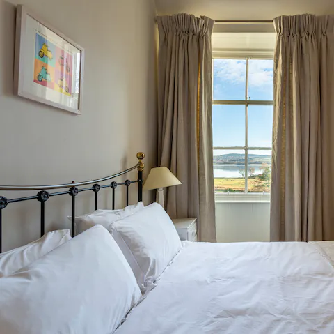 Wake up to wonderful countryside views