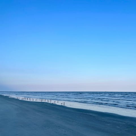 Explore Kiawah's sandy beaches – the nearest is just a five-minute stroll away