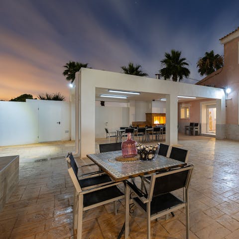 Fire up the barbecue and dine alfresco