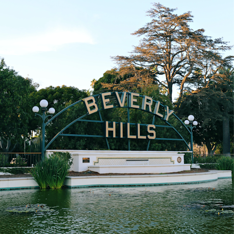 Stroll through the beautiful Beverly Gardens Park – less than a ten-minute drive away