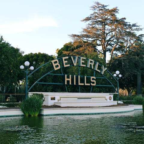 Stroll through the beautiful Beverly Gardens Park – less than a ten-minute drive away