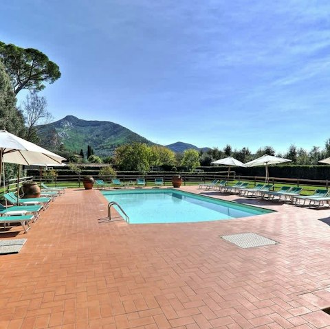 Take your pick from the estate's two swimming pools