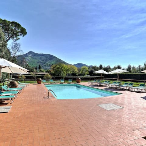 Take your pick from the estate's two swimming pools