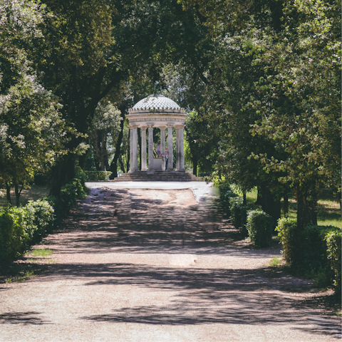 Explore Rome, including Villa Borghese, just steps away