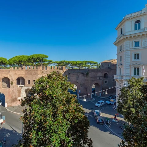 Take in the fantastic views of Via Veneto