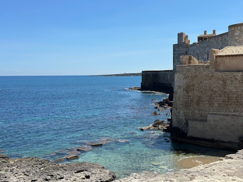 Admire Ortigia's enchanting waterfront, a short walk away
