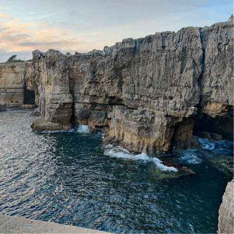 Stay right on the ocean in Portugal, 1 kilometre from the centre of Cascais