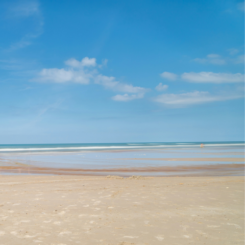 Sink your toes in the sand at Spiaggia Libera Seiano, three-minute walk away