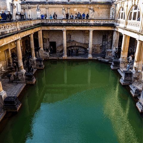 Drive to Bath in under fifteen minutes and enjoy the beautiful city
