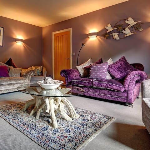 Bring the whole family together for a game night in the lounge