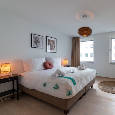 Sleep soundly in the comfortable beds after a long day of sightseeing