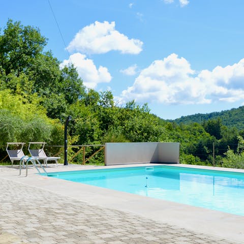 Lounge by the pool and soak up the sun