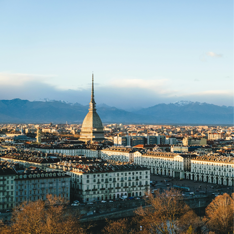 Take a daytrip to Turin, an hour's drive