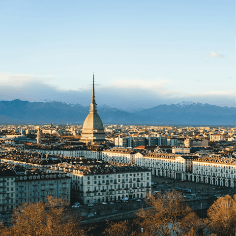 Take a daytrip to Turin, an hour's drive