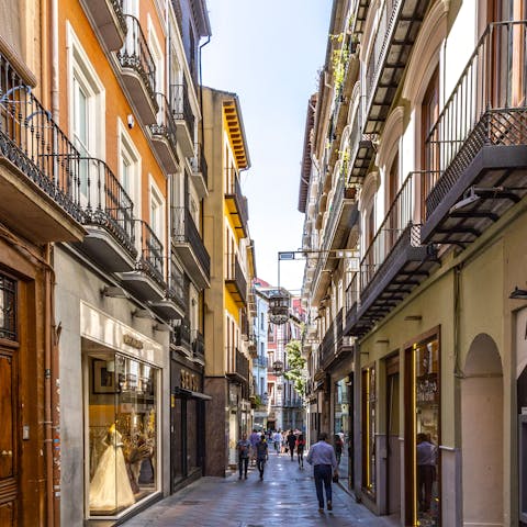 Stroll along the streets and discover local shops and restaurants