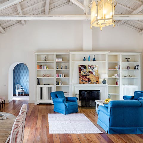 Spend time cooling down in the bright and spacious living area
