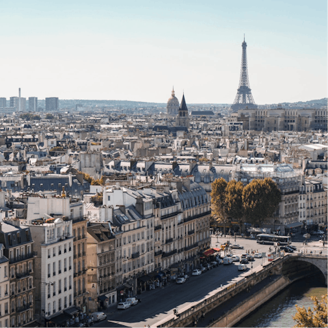 Explore the 15th arrondissement, including the Champ de Mars and the Eiffel Tower